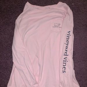 Pink Vineyard Vines Tee